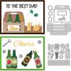 Beer Storage Box Carbon Steel Cutting Dies Stencils for DIY Scrapbooking Photo Album Decorative Embossing Paper Card 102~138x103~111x0.8mm