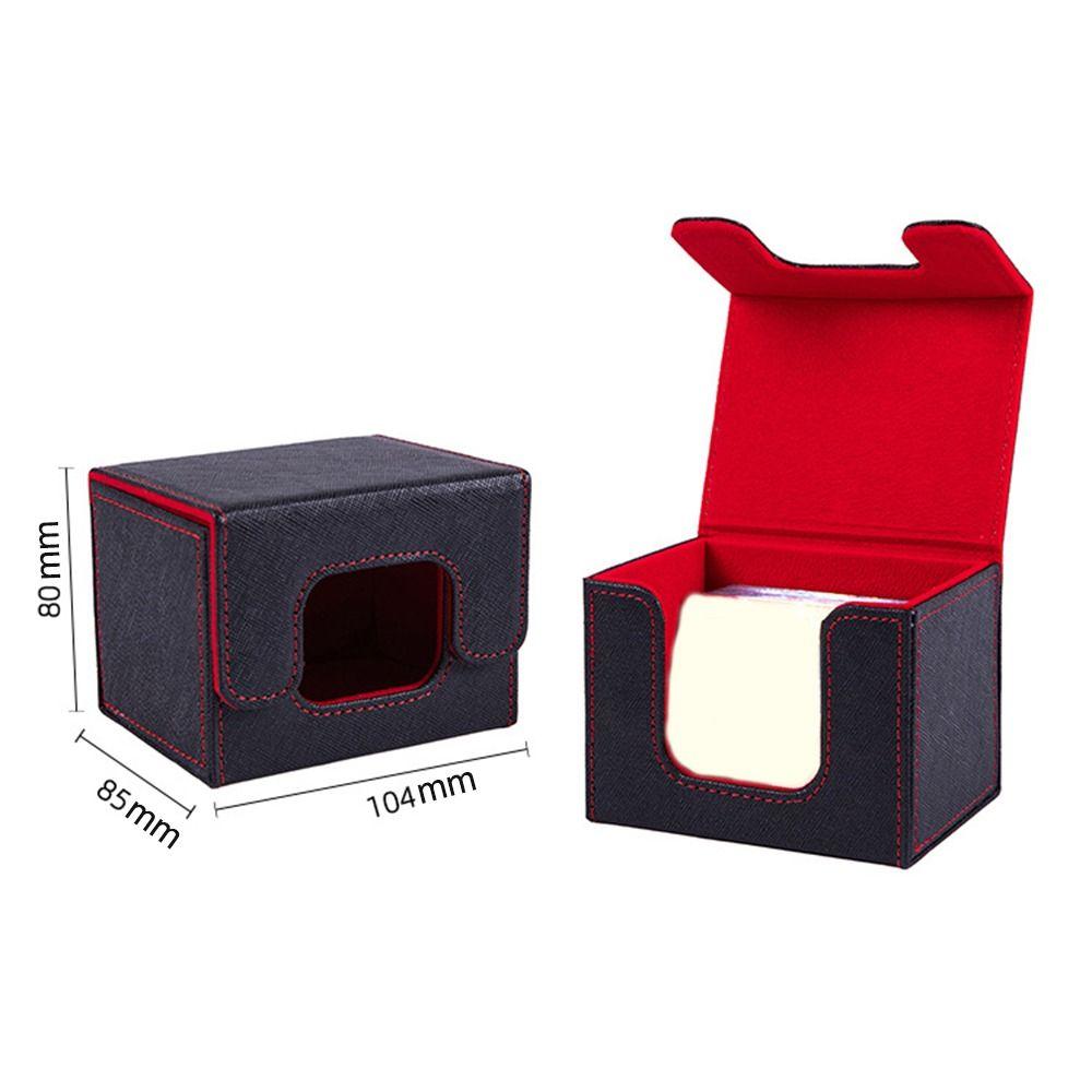 Collectible Game Trading Card Deck Box PU Leather Storage Holder New Card Carrying Organiser