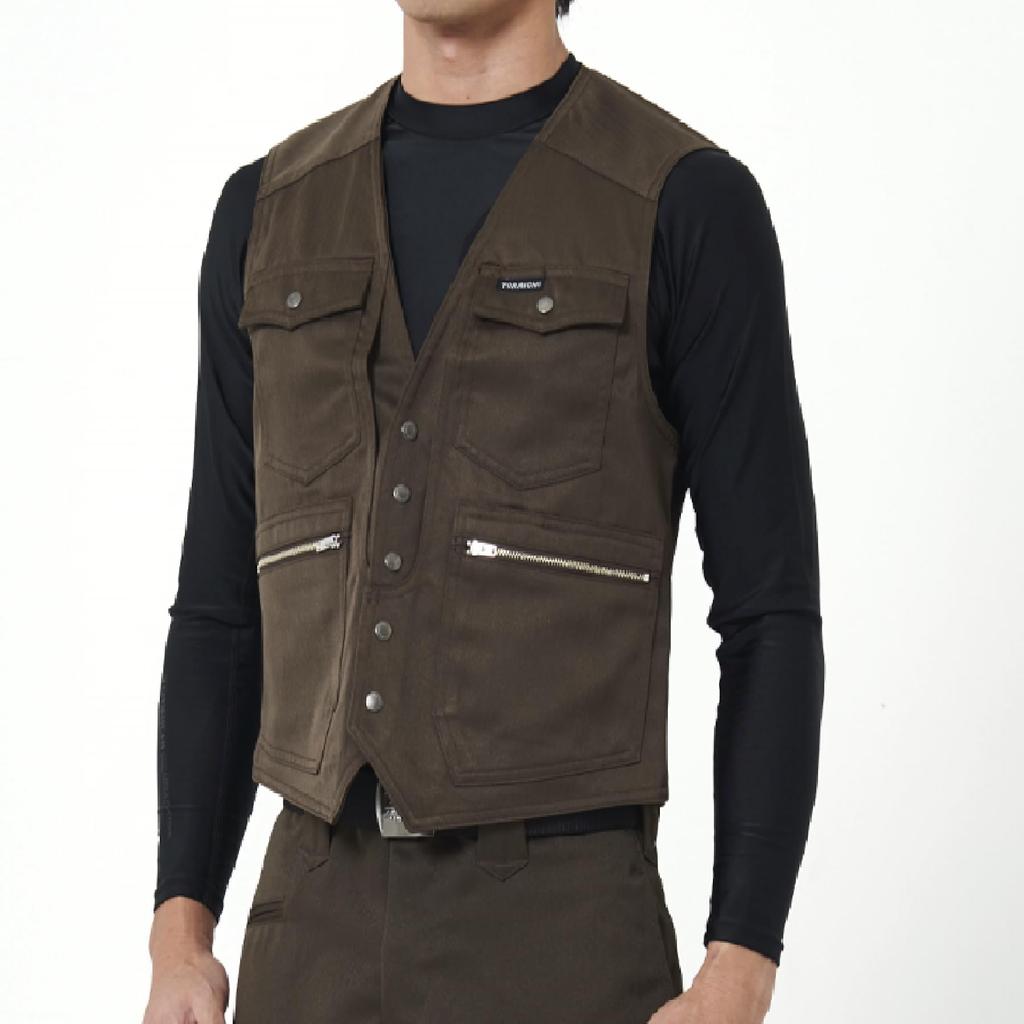 Toraichi 3920 Series Vest and Long Knickers Set Tobi Size 3L x 88cm Sumi Gray [Toraichi] (3920s611414) Workwear, Knickerbockers, Clothing, W, 77