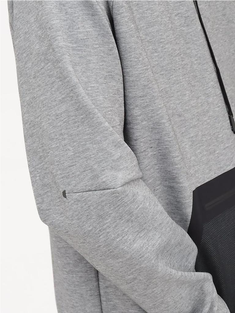 On Size Grey Men's Hoodie, M,