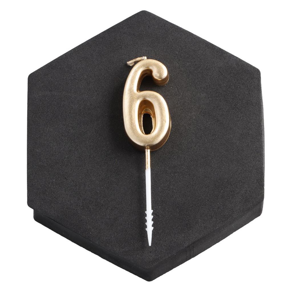 Golden Birthday Candles 0-9 Digital Cake Topper Number Wedding Cakes Dessert Decor Party Supplies Acssories