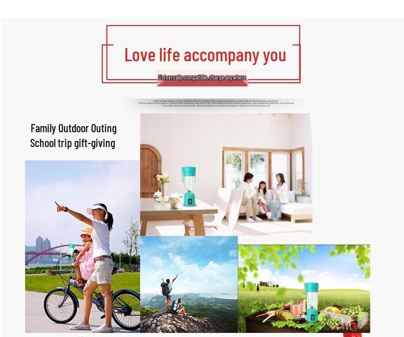 Tragbarer USB-Wiederaufladbarer Mini-Elektro-Entsafterbecher