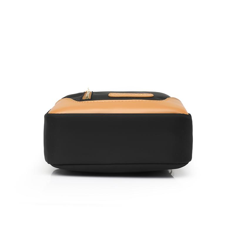 Patchwork Crossbody Bag Women's Chest Bag Nylon Shoulder Bag