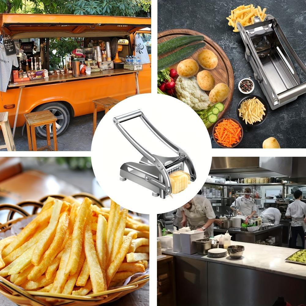 Kitchen Potato Cutter Stainless Steel Multi-Functional Cucumber Slicer Potato Chipper