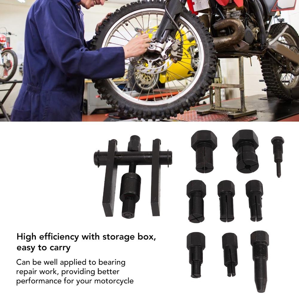 10PCS Collet Structure Internal Bearing Puller Set Wheel Bearing Remover Inner Bearing Maintenance