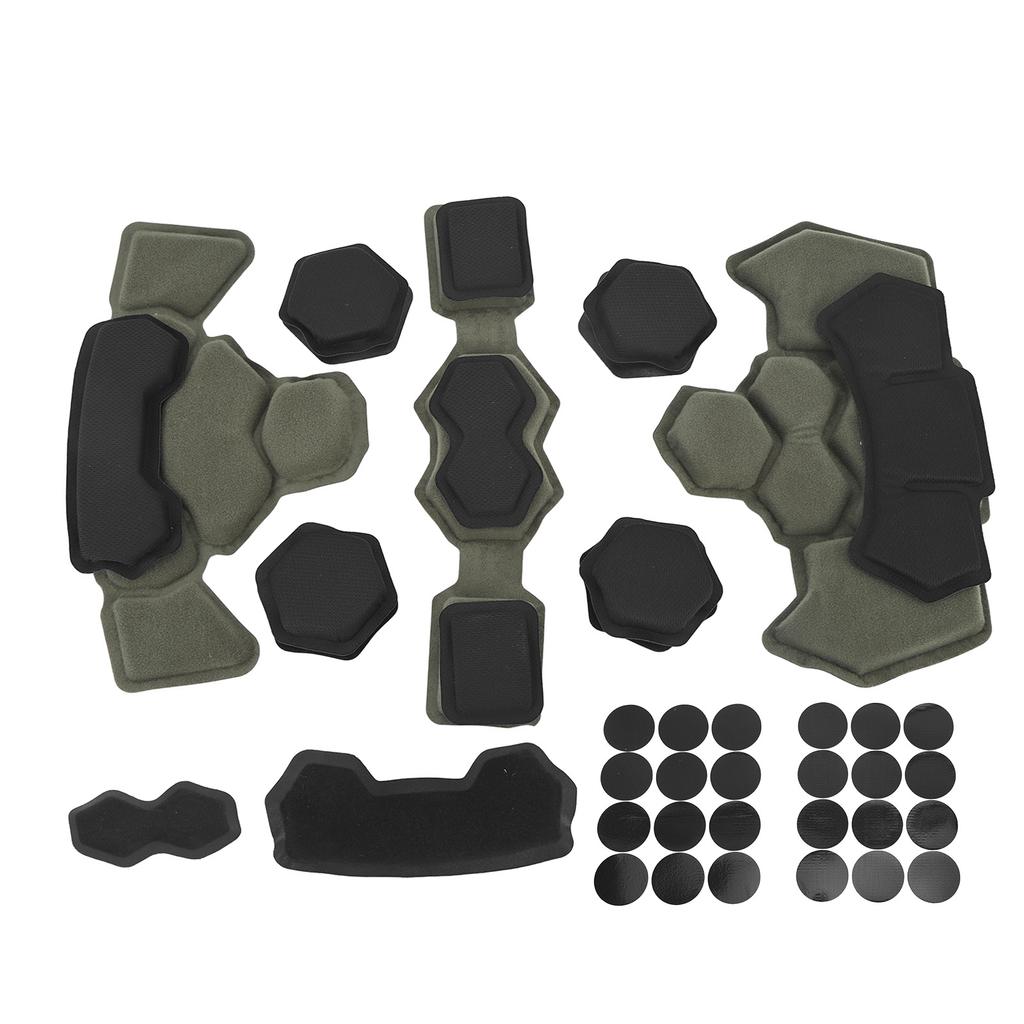 Helmet Padding Kit Memory Foam Pad Protective Mat Universal Motorcycle Bike Bicycle Cushions