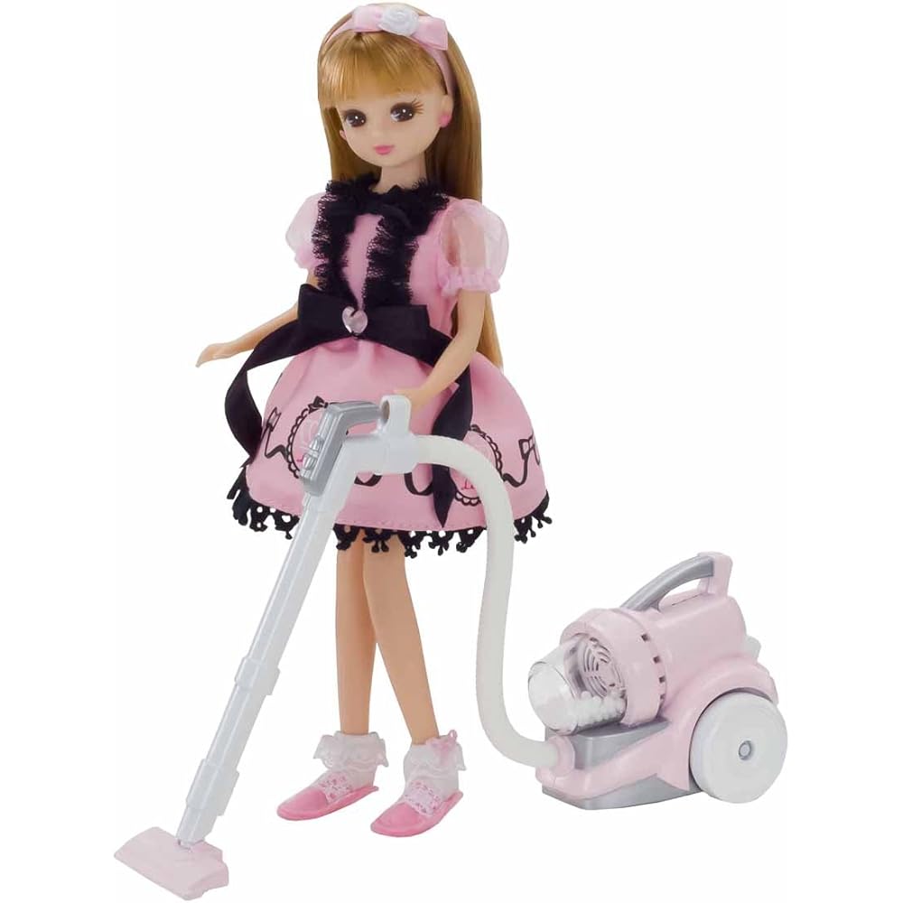 Licca-chan LF-03 Cleaning Playset with Accessories and Doll
