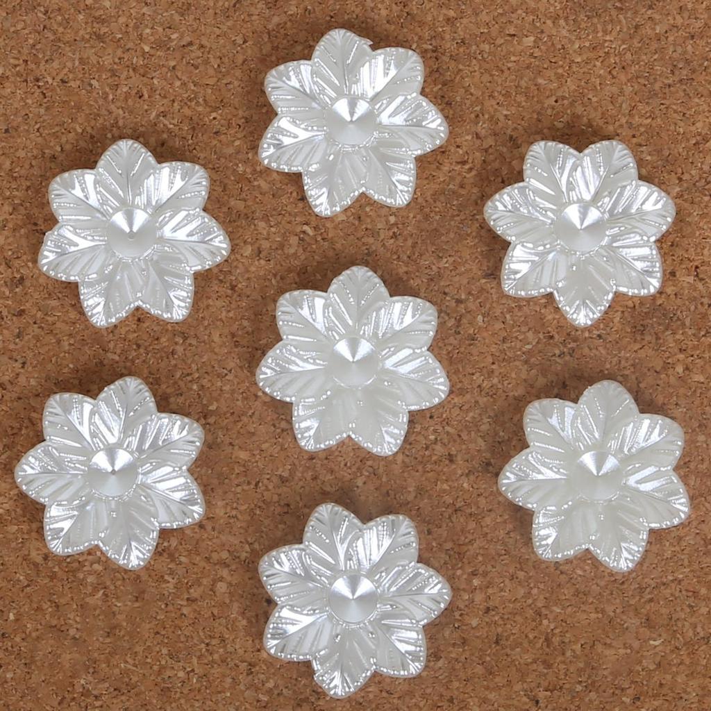 20-200Pcs Ivory Flatback Half Round Pearl Craft ABS Resin Imitation Pearl Resin Scrapbook Beads For DIY Decoration Handmade Craft Accessories