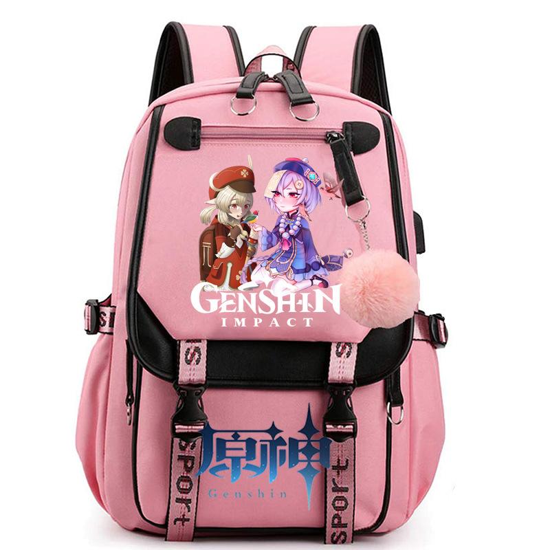 3-teiliges Schulrucksack-Set für Schüler Große Kapazität Oxford-Stoff Schultasche mit Schultergurt und Federmäppchen