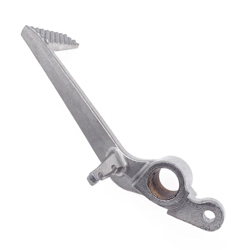 1 Piece Silver Aluminum Motorcycle Rear Brake Lever Foot Rest Pedal Motorcycle Parts For YAMAHA YZF1000 R1 2004 2005 2006