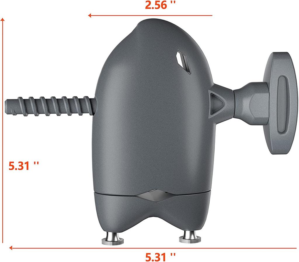 Hikeen Fishing Line Fishing Line Recycler for Spinning and Casting Adjustable Easy Installation Winder, High-Speed Reels, Fish-Shaped Design, (Gray)