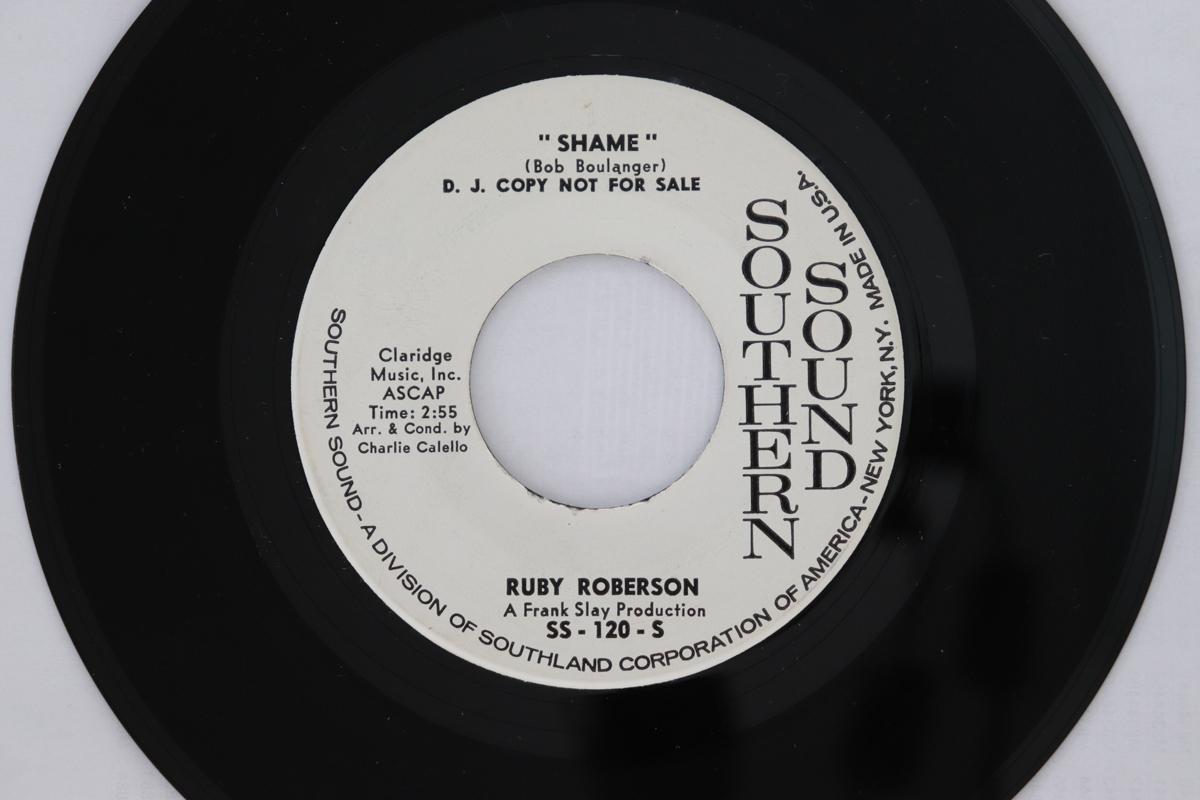 

7inch Record RUBY RAE ROBERSON - Shame SS120 Southern Sound 1965 US Soul/Funk Used