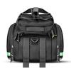 35L Bike Trunk Bag with Fold-Out Pockets A6-03BK - Black