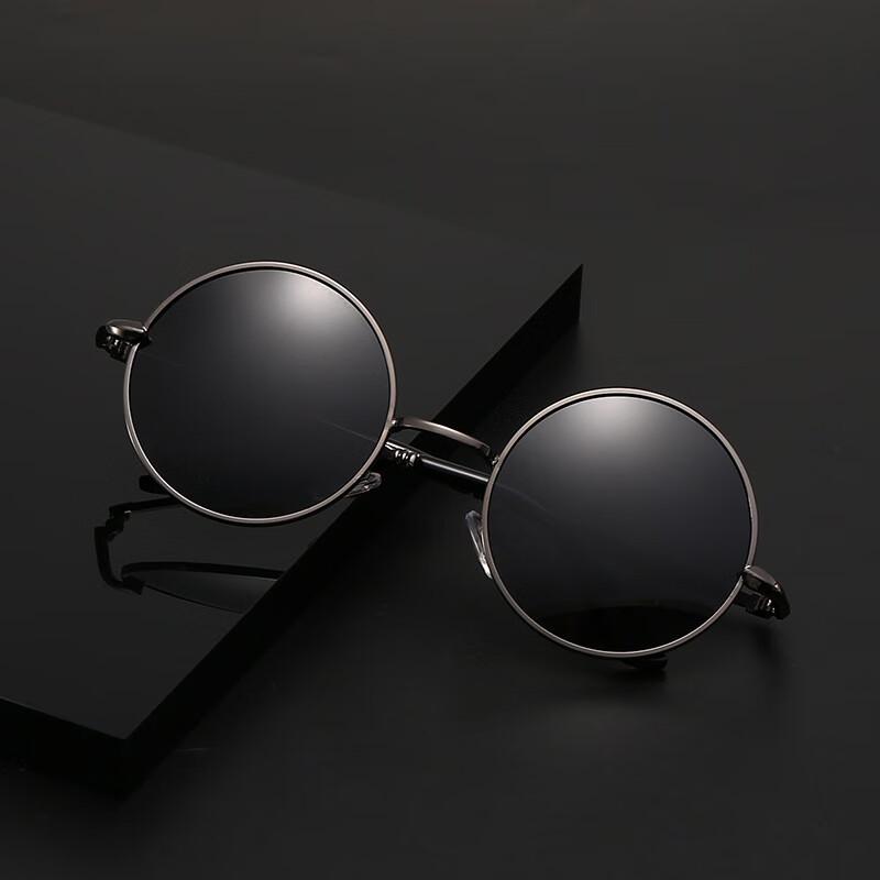 Gongtai GTHY-25 Retro Round Polarized Driving Sunglasses