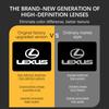 LED Car Door Logo Projector Welcome Ghost Shadow Light Accessories For LEXUS RX ES GX LS LX IS GS RC UX IS250 IS300 IS350 ES300