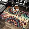 1pc Bohemian Mandala Office Chair Mat - Festival Gift, Non-Slip Carpet for Home Decor, Suitable for All Seasons.P037