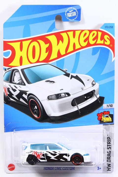 

Hot Wheels 2023 Honda Civic Custom Белый #172 (EG) Ryu Asada [Элемент]