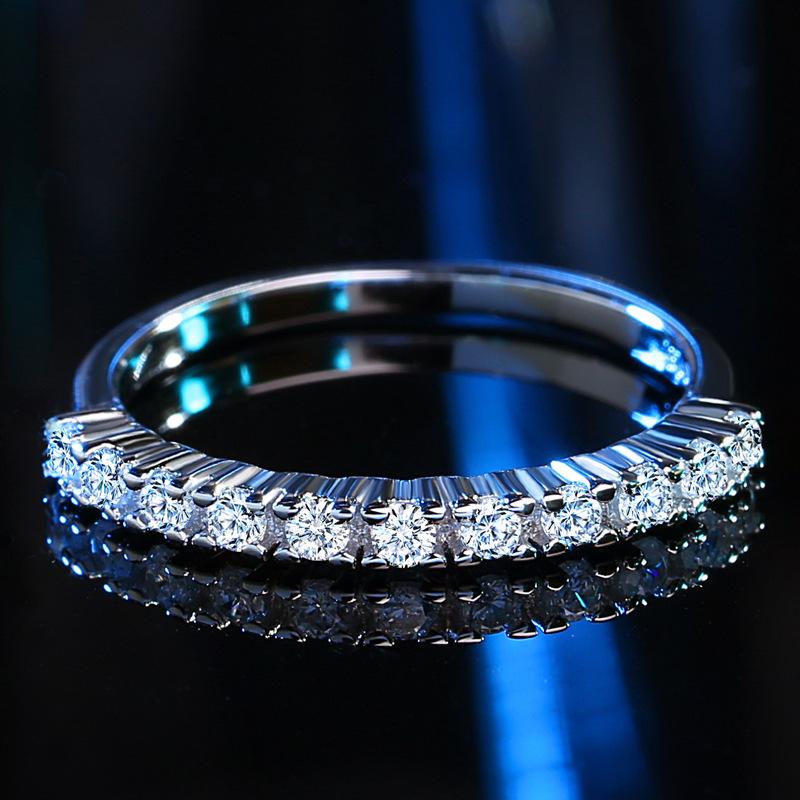Ring Women'S Jewelry Offerings Inlaid Zircon Ring Single Row Diamond Ring Ring