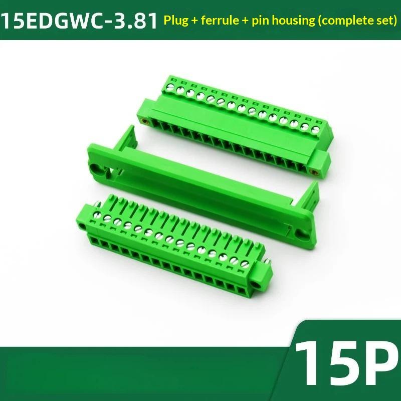 Wanddurchgangspanel-Anschlussklemme 3,81 mm Raster Steckerbares Set für Wohnmobil-Schaltkreis-Upgrade-Reparaturen