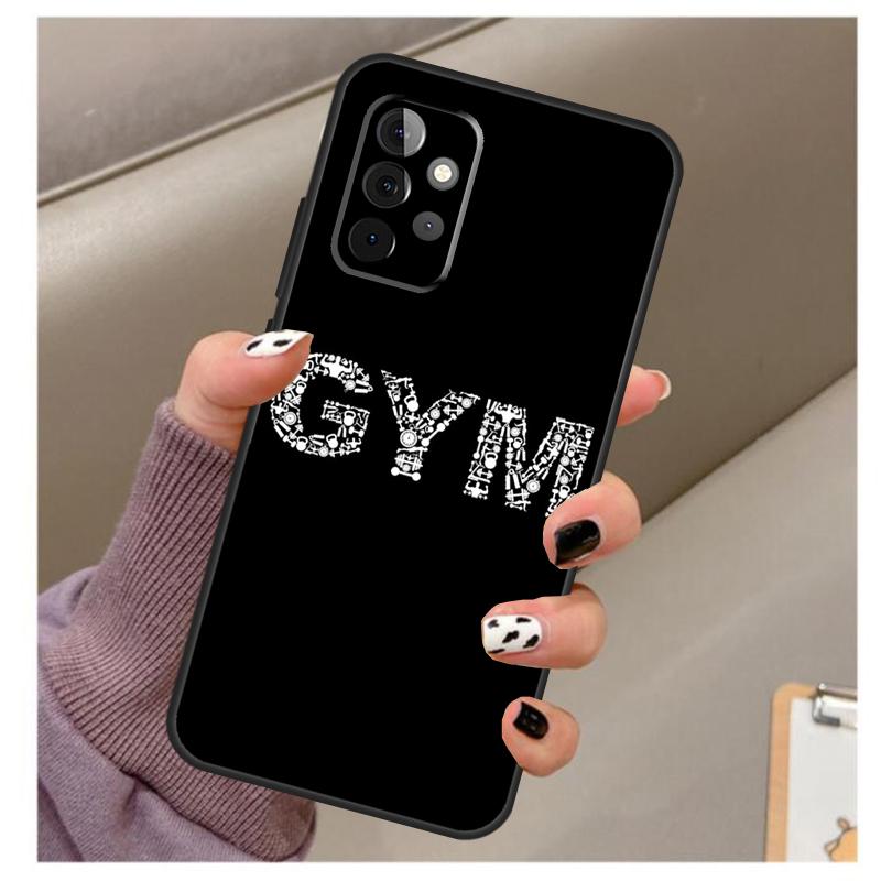 Bodybuilding Gym Fitness Case For Samsung Galaxy A32 A52 A12 A22 A16 A26 A36 A56 A06 A55 A35 A15 A54 A34 A14 A13 A53