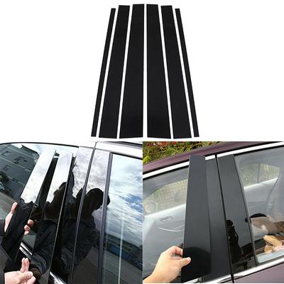 6st Fönsterdörrstolpar klistermärken Trim Cover Dekoration För Lincoln Navigator Ford Expedition 1997-2017