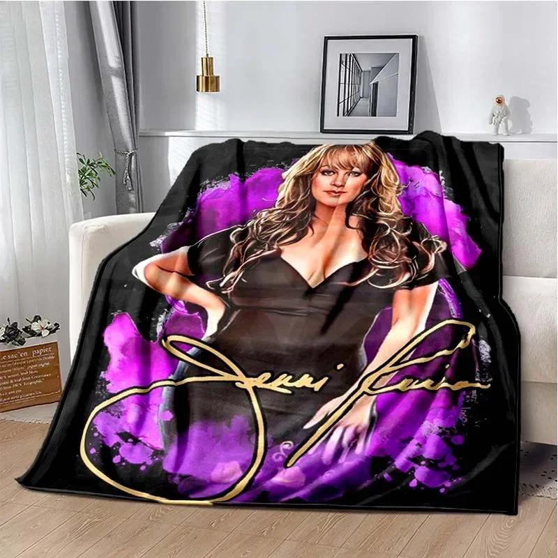 Coperta stampata della cantante latina Jenni Rivera Moda Letto Divano Aria Condizionata Alla Moda Tempo Libero Picnic Viaggio Personalizzabile Coperta