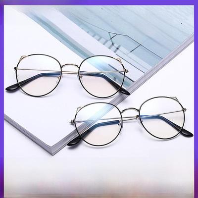 Cute Cat Ear Anti-Blue Light Glasses for Students: Douyin Internet Celebrity Style