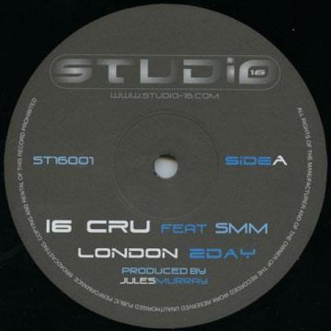 

12inch Record 16 CRU, SMM - London 2Day ST16001 Studio 16 2003 UK Reggae, Ska & Dub