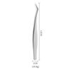 Golden Precision Eyelash Tweezers Set - Extended Dolphin Feather Clamp