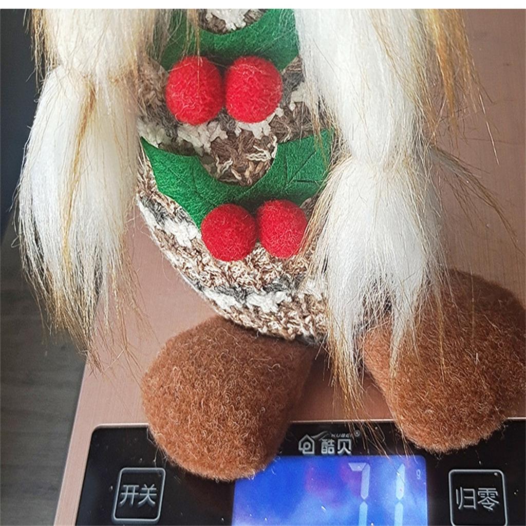 Bending Faceless Doll Ornaments Dwarf Old Man Plush Doll Holiday Decoration