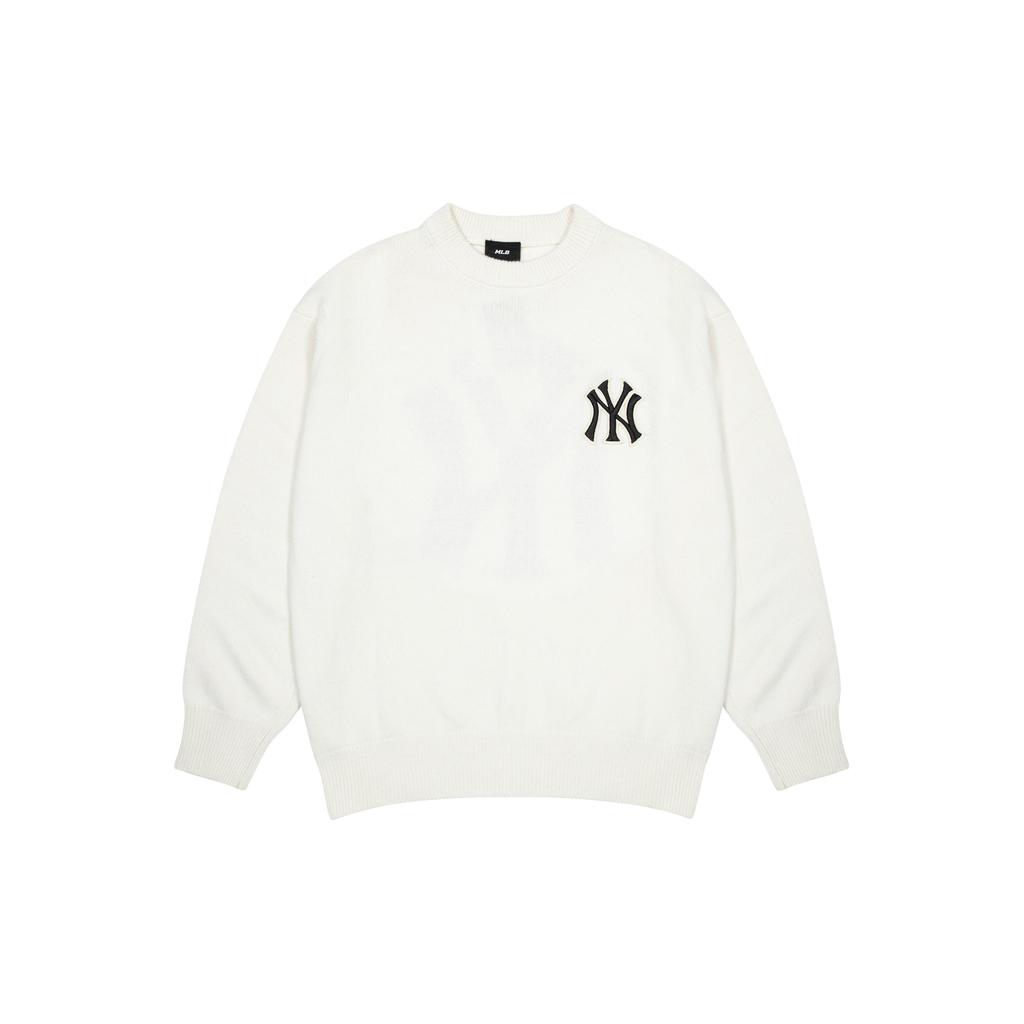 MLB New York Yankees Sweaters Unisex Cream Crew Neck Moderate Other 3AKPB0126-50CRS