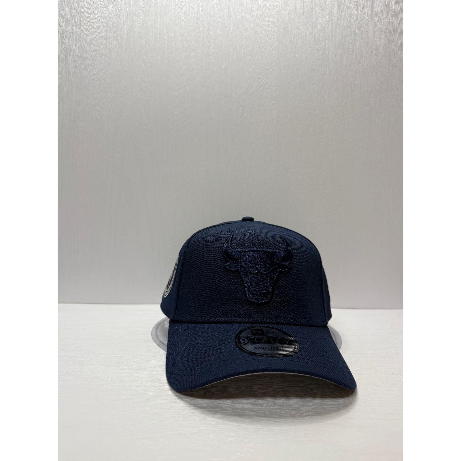 Used New Era Chicago Bulls CHICAGO BULLS NBA 9forty A-FRAME Snapback Cap Navy Color