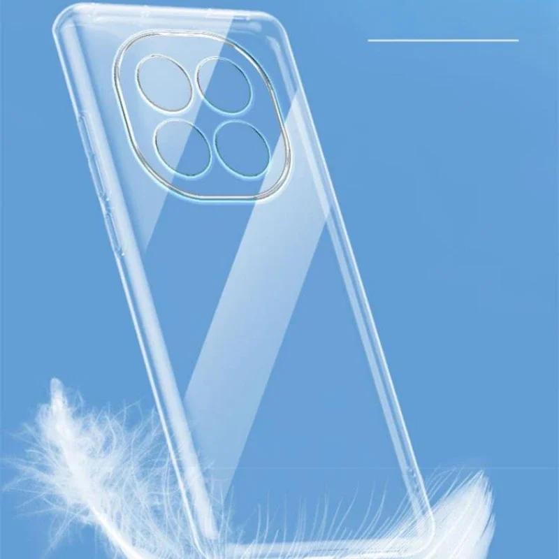 

For Redmi Note14 Pro Plus 14Pro+ Soft TPU Phone Case Redmi Note 14 Pro+ Transparent Cover Shell Clear Protective Coque Redmi Note 14 5G