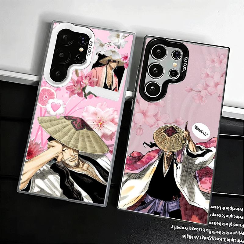 Bleach Kyoraku Shunsui Soft Phone Case for Samsung Galaxy S24 S25 FE S26 Edge S23 Ultra S22 Plus S21 + Shockproof Cover Back She