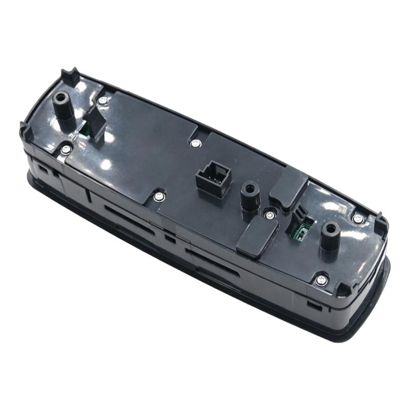 Car Interior Window Lift Panel 2518200110 for Routine Repair, Black Door Control Piece with Four Lift Buttons, Mirror Adjust Pad and Lock Key Layout