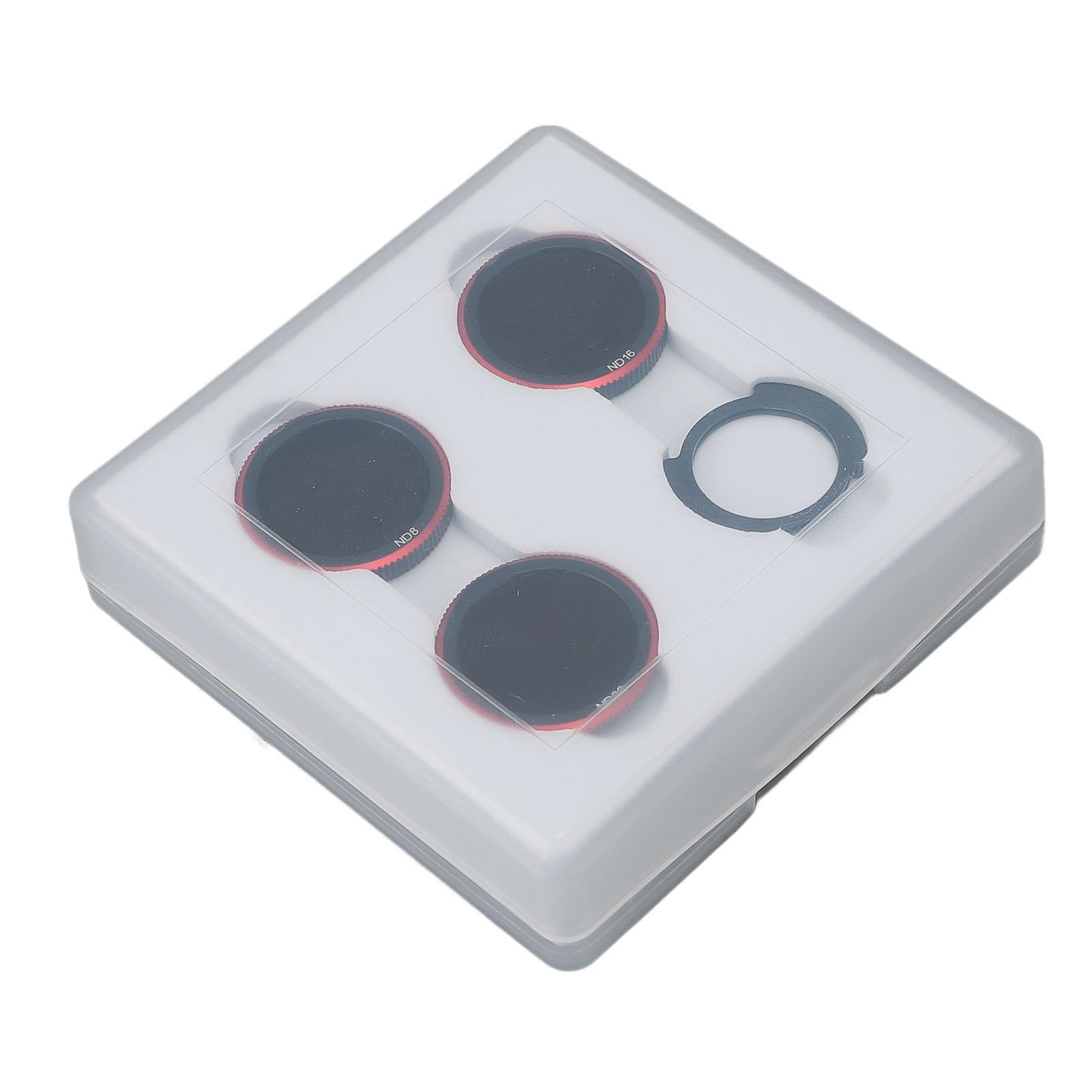 

Набор ND-фильтров 3 в 1 для беспилотных летательных аппаратов ND32 ND16 ND8 HD Покрытие Лучшее снижение освещенности Алюминиевый сплав Оптический