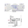 Professional Aluminum Ruler Quilting Ruler for Clothing Pattern Making Measure