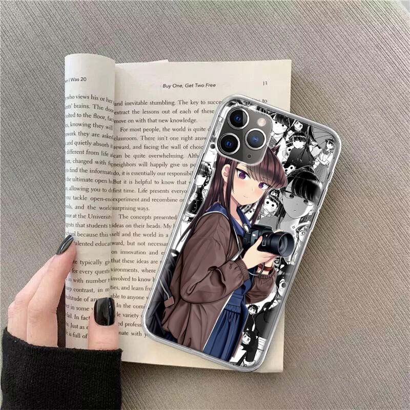 Anime Komi Shouko Cant Communicate Phone For Apple Iphone 12 13 Mini 15 Pro Max 11 Pro 14 Plus 16 Pro Max 16E Case Shell Cover