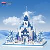 BeleDi Micro-Particle Castle Blocks: Dreamy Ice & Snow Princess Educational Toy for Girls