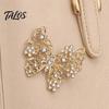 Decorative Butterfly Accessory Rhinestone Brooch for Women, Shape Lapel Pin Long-lasting Clip, Sweater Cardigan Coat Suit Scarf Jewelry Accessories