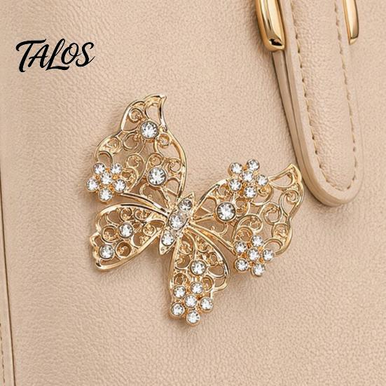 Decorative Butterfly Accessory Rhinestone Brooch for Women, Shape Lapel Pin Long-lasting Clip, Sweater Cardigan Coat Suit Scarf Jewelry Accessories