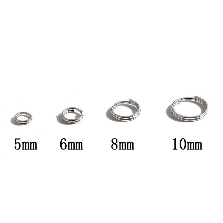 Eisen Biegeringe: Handgemachte DIY Schmuckherstellungsmaterialien für Ohrringe, Armbänder, Halsketten, Anhänger und Verbinder.