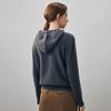 Comon Boca Women's Hooded 100% Cashmere Sweater