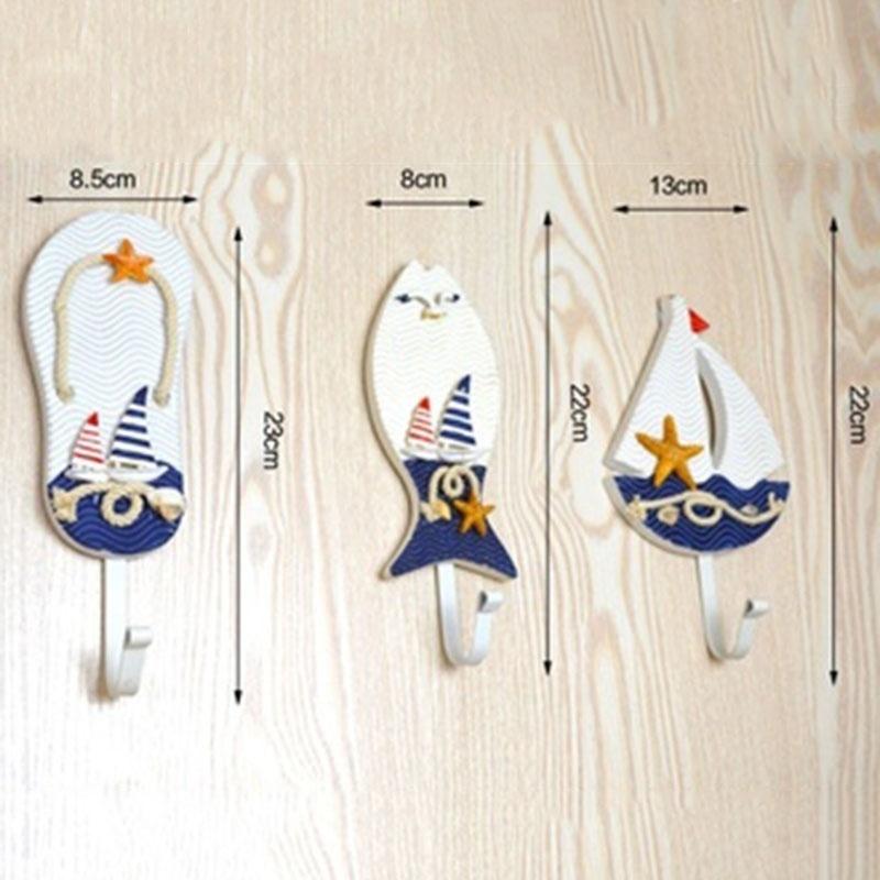 Yüksek Kaliteli Ahşap Giysi Şapka Askıları Çizgi Film Desenli Duvara Asılabilir Anahtarlık Ev Dekorasyonu
