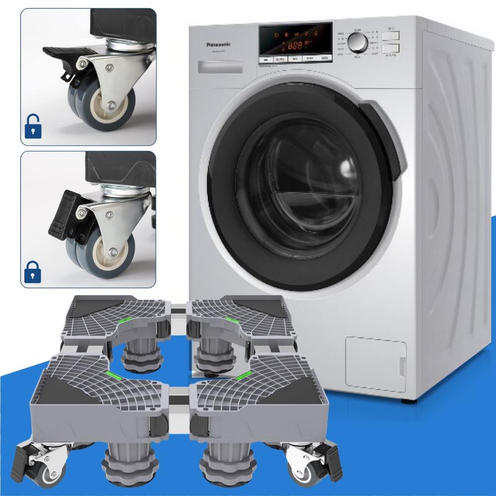 Washing Machine Mobile Bracket Wave Wheel Drum Universal Lifting Multifunctional Shock-absorbing and Height Increasing Base Pad