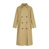 HA.ZZYS Women's 2025 Spring PHIZ Double-Breasted Trench Coat