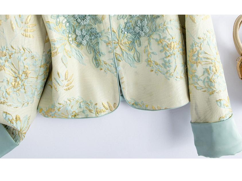 2025 Spring Women's Chinese Style Sequin Jacket - SY2706