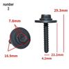 Fender Bumper Guard Screw for Cadillac, Buick Regal, LaCrosse, GM Cars