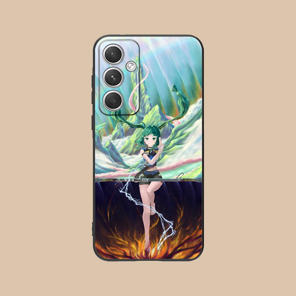 Zenless Zone Zero QingYi Phone Case for Samsung Galaxy S25 S24 S23 S22 S21 S20 Note20 Plus FE Ultra Colorful Cover Luxury Pretty