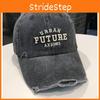 Cap Peaked Baseball Hat Future Alphabet Pattern Uv Protection Design Unisex